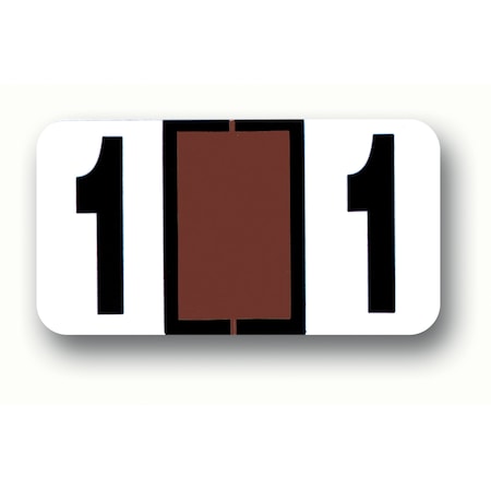 Asp Color Coded Number Labels: 1 Pk 311